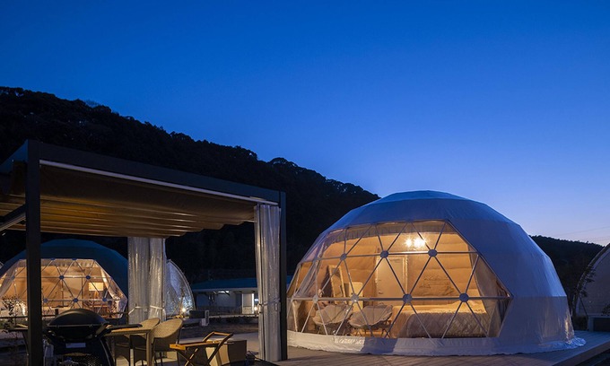 Shimada Hotel | Cozy Glamping Experience with Pool and Family Amenities