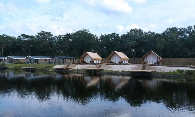 Mol House | Experience Nature at Glampingtent Kiezel Lodge XL 6