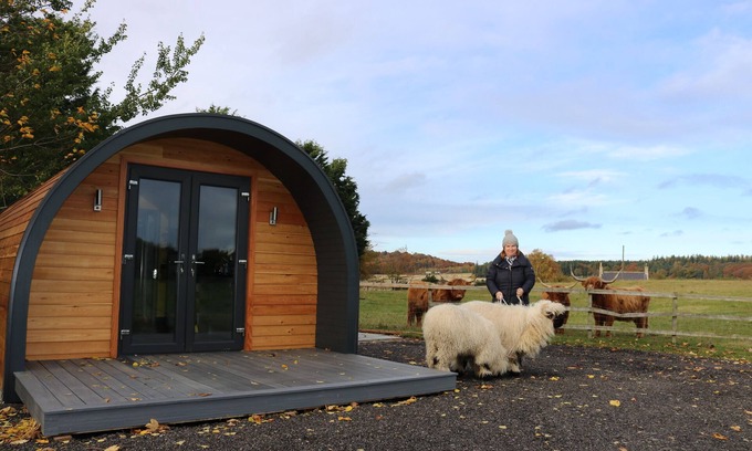 Elgin Cabin | Cozy Glampods: Family-Friendly Glamping Experience in Elgin