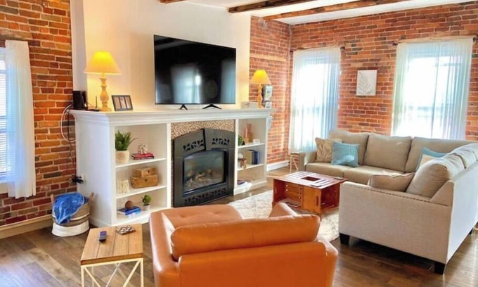 Glens Falls Apartment | Discover Glens Falls City Loft - Brand New & Family-Friendly