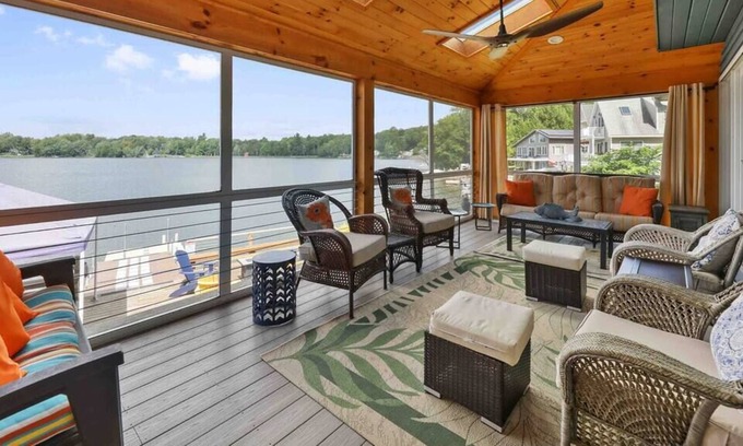 Hinsdale House | Serene Lakefront Retreat with Family-Friendly Amenities