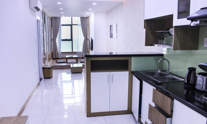 Tran Phu Beach Apartment | Relax at Gold Ocean: Sea Views & Japanese Style Comfort