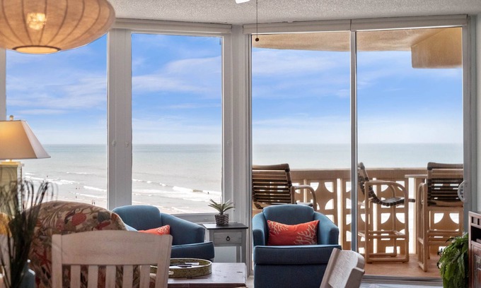 New Smyrna Beach Condo | Golden Arms luxurious 6th floor views!