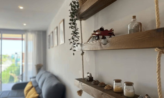 Castelldefels Apartment | Golden hours by the sea