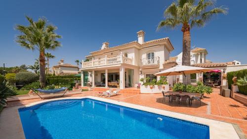 Marbella Villa | Beachside Golden Mile Villa with Ocean Views & Pool