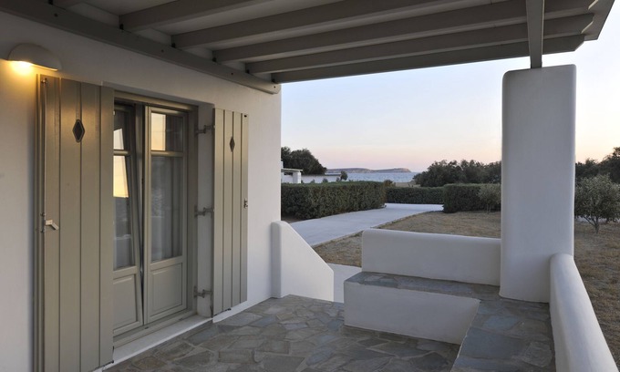 Chrissi Akti House | Relax at Golden Sand Paros with Oceanfront Views