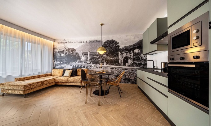 Lana Apartment | Goldfinger Apartment: Mountain View, Pool & Garden Oasis