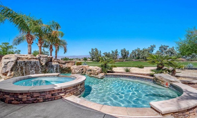 La Quinta House | Idyllic Golf Course Retreat with Pool, Spa & Outdoor Oasis