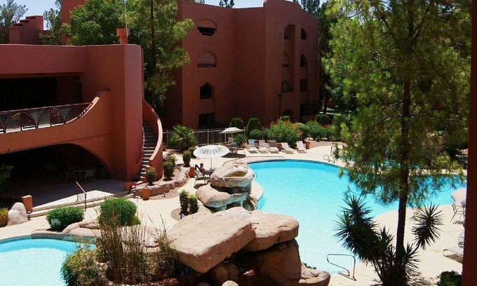 Paradise Valley Village Condo | Inviting Condo with Golf Course and Pool Views Awaits You