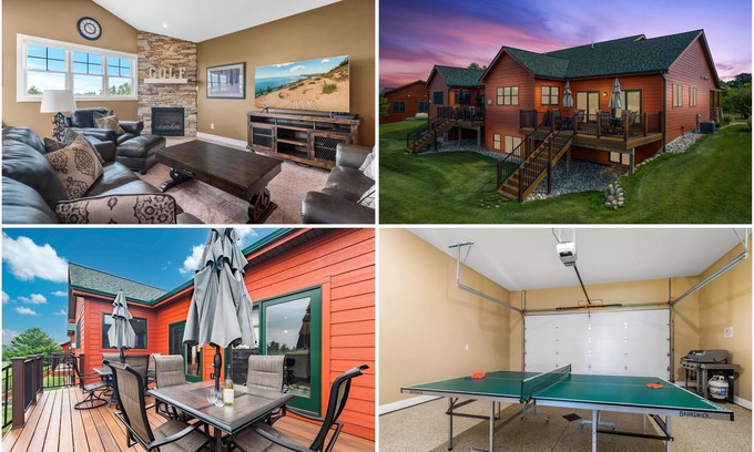 Kewadin House | Elegant 4BDR Home on Agaming Golf Course - Family Friendly