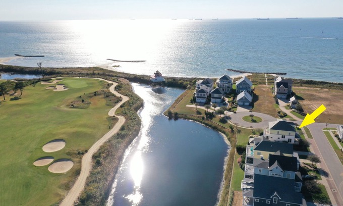 Cape Charles House | Beautiful 4BR Home Steps from Beach with Ocean Views