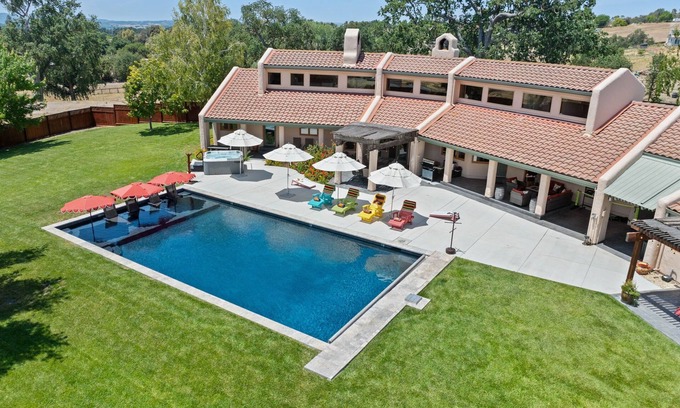 Atascadero House | Exclusive Retreat Near Wineries with Pool, Spa & Games