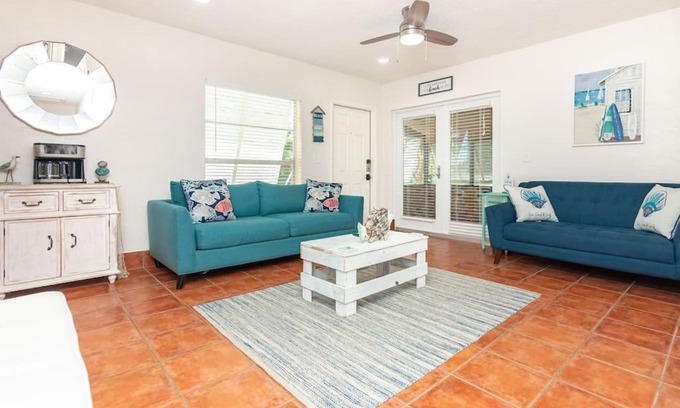 Lantana House | Beach-Themed Vacation Home Steps from the Ocean Waves
