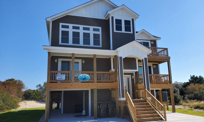 Whalehead Beach House | Pet-Friendly Paradise with Heated Pool and Ocean Views