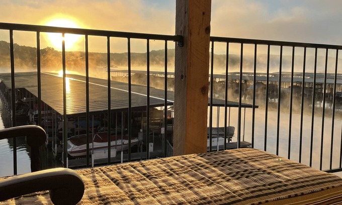 Camdenton Condo | Relaxing Lakefront Escape with Pool & Pet-Friendly Amenities