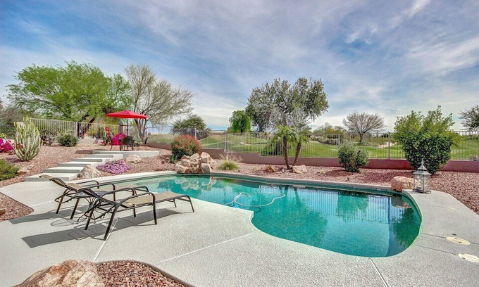 Red Mountain Ranch House | Gorgeous Golf Course Views with Heated Pool & Top Amenities