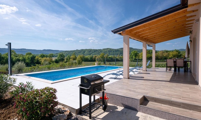 Krsan House | Inviting Cottage with Pool in a Serene Rural Setting