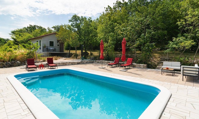 Kucice House | Gorgeous home in Omis with private swimming pool, can be inside or outside