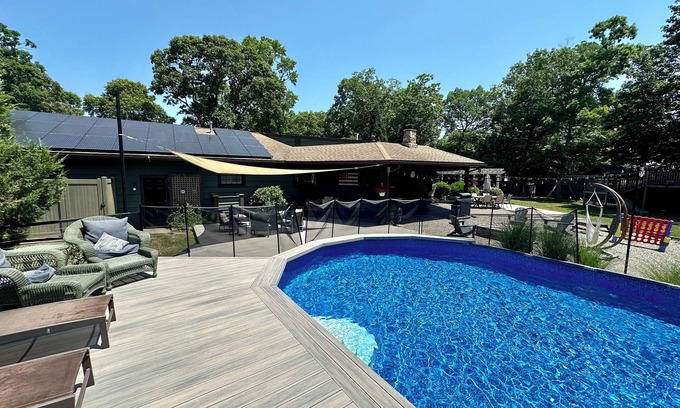 Lower Township House | Inviting Retreat with Pool and Hot Tub near Beautiful Beaches