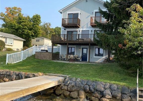 Rushville Villa | Beautiful Lake Front House with Dock and Family-Friendly Amenities