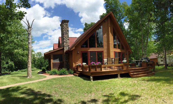 Crosslake Cabin | Idyllic Lake O'Brien Cabin with Scenic Views and Pool