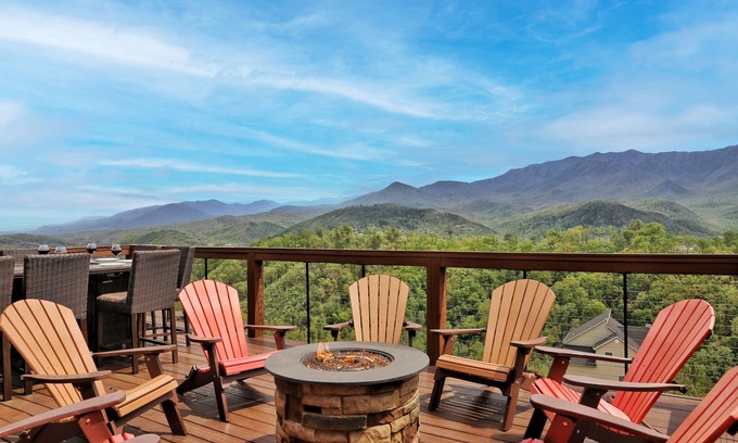 Chalet Village North Cabin | Unforgettable Cabin Escape with Breathtaking Views & Theater