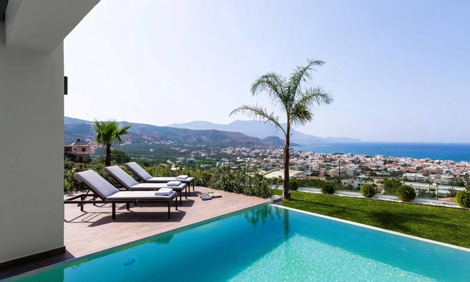 Kissamos Villa | Modern Villa in Kissamos with Heated Pool & Ocean Views