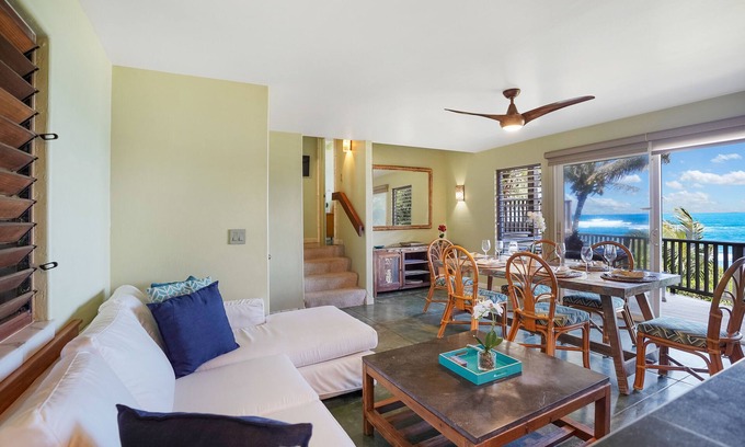 Wainiha House | Oceanfront Haven: 9.6/10 Guest Rated with Beach Access