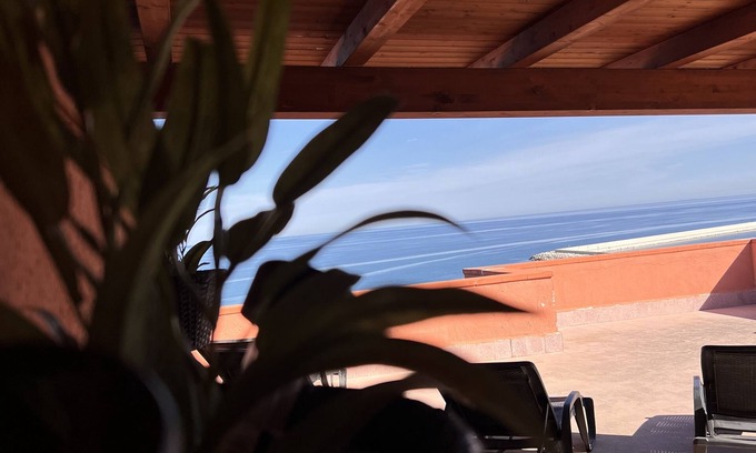 Balestrate Apartment | Scenic Penthouse with Ocean View & Free WiFi - Rated 9.6