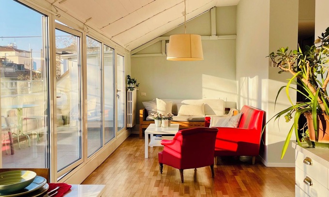 Tricolore Apartment | Gorgeous Penthouse with terrace a few steps from Piazza San Babila