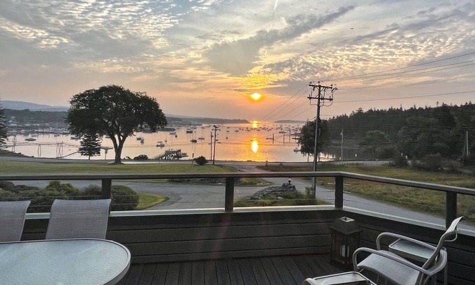 Southwest Harbor House | Premier Oceanfront Townhouse with Harbor Views and Spa