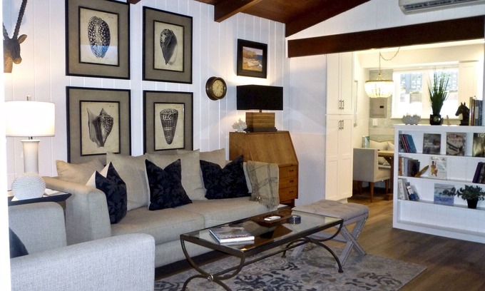 Lantern District House | Ideal Beach Retreat: A/C, Ocean View & Pet-Friendly Amenities