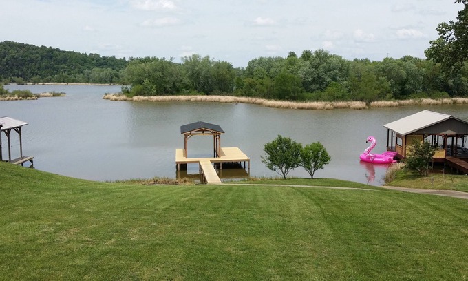 Chickamauga Lake House | Idyllic Riverfront Retreat with Private Boat Dock and Pool