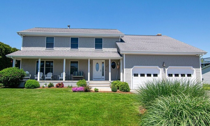 Point Judith House | Elegant Sandhill Cove Vacation Home with Ocean View
