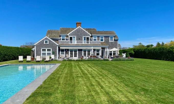Siasconset House | Idyllic Sconset Home with Private Pool and Ocean Views
