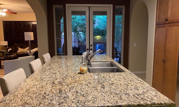 Palm Desert House | Beautiful Spanish Walk Home with Pool & Spa Amenities