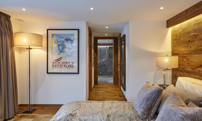 Saas-Fee Villa | Inviting Swiss Mountain House | Chalet Adalene | Ski-in Access