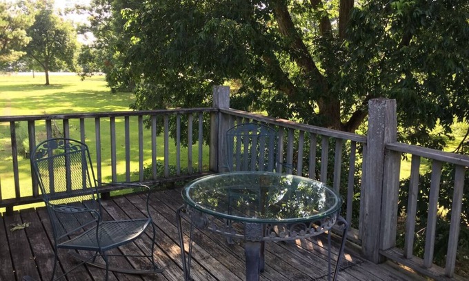 Lake Village Apartment | Gorgeous view of Lake Chicot from 2nd Story Balcony!