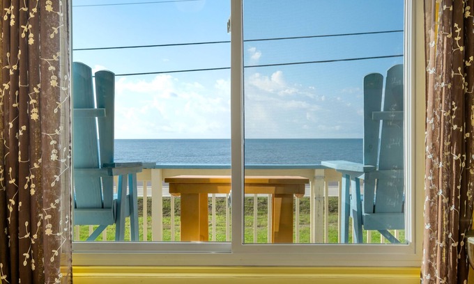 Panacea House | Beachfront Retro Home with Ocean Views and Amazing Amenities