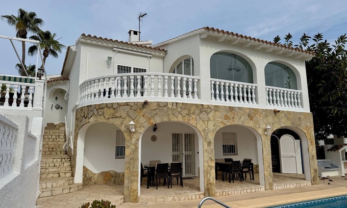 Moraira Villa | Stunning Villa with Pool and Scenic Views Near the Beach