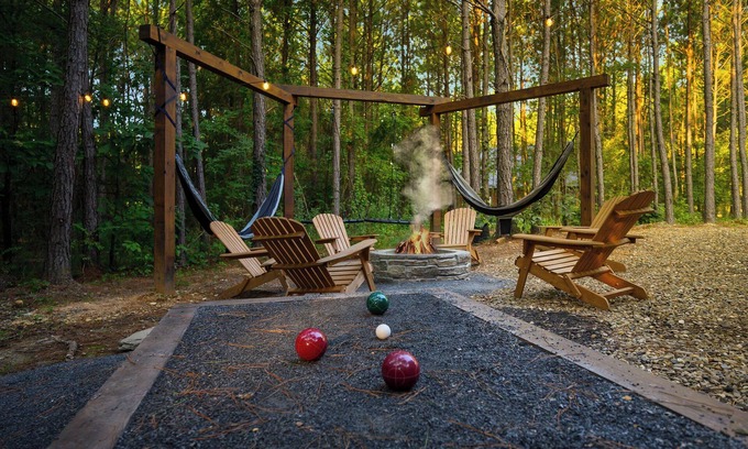 Pickens Cabin | Gorgeous wooded cabin for small groups or families that sleeps10! 1BR+Loft|7 bed