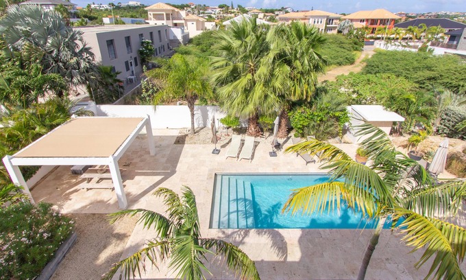 Jan Thiel Apartment | Goudhaen: Oasis with Oceanfront Views and Private Pool