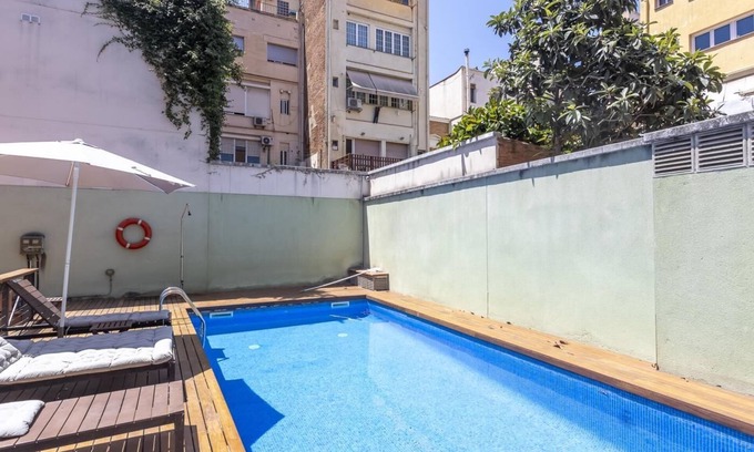 la Vila de Gracia Apartment | Gràcia: Private Terrace, Pool & Top-Rated 10/10 Experience