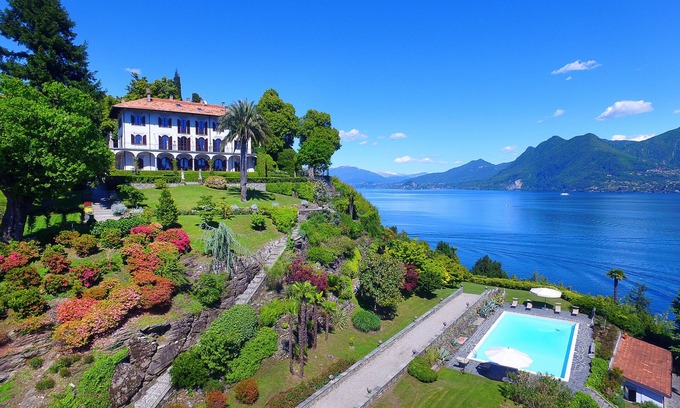 Verbania Villa | Inviting Villa with Pool and Ocean Views - Villino San Remigio