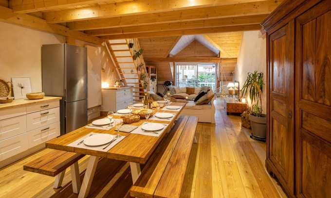 Chille Condo | Graine de Bonheur Gite: Ideal Chalet for 7 Guests