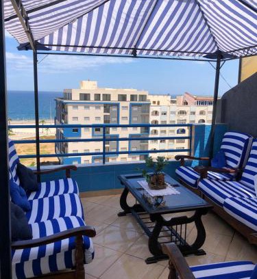 Oued Laou Apartment | Oceanfront Grand Apartment with Breathtaking Sea Views