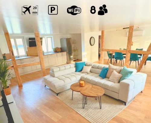 Steinbrunn-le-Bas Apartment | Welcoming Grand Appartement for Families and Travelers