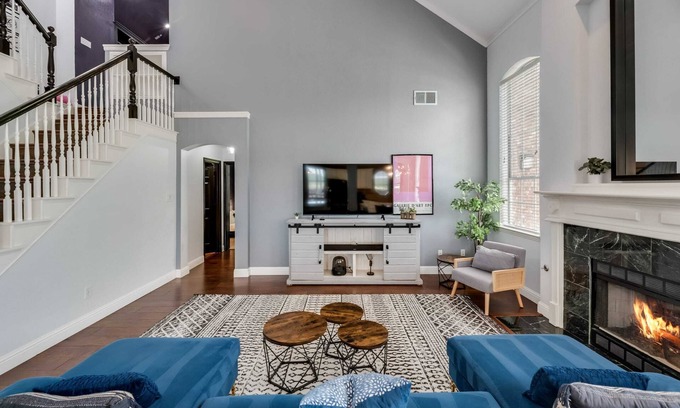 Northwest Carrollton House | Spacious Retreat for Groups: Pool, Cinema & Playroom Fun