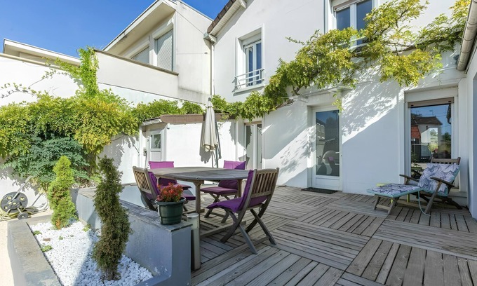 Maisons-Alfort House | Charming Grande Maison Near Paris with Petanque Court