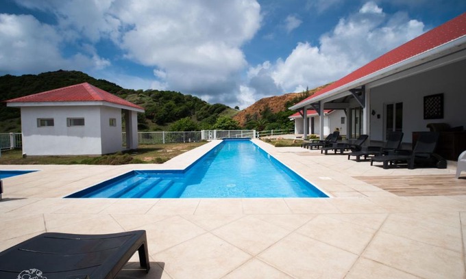 Terre-de-Haut Villa | Elegant Villa Retreat with Pool and Oceanfront Hot Tub